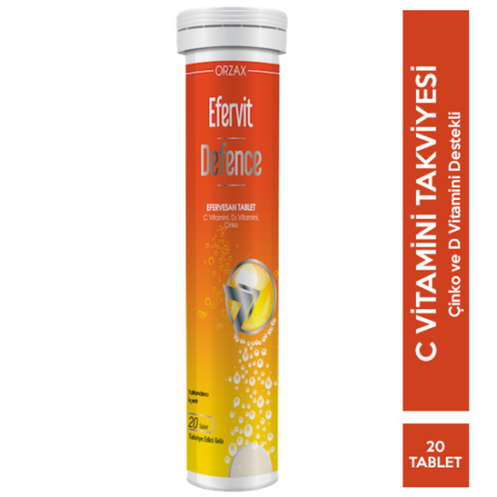 ORZAX Эфервит дефенс (EFERVİT DEFENCE ) № 20 шипучих таблеток