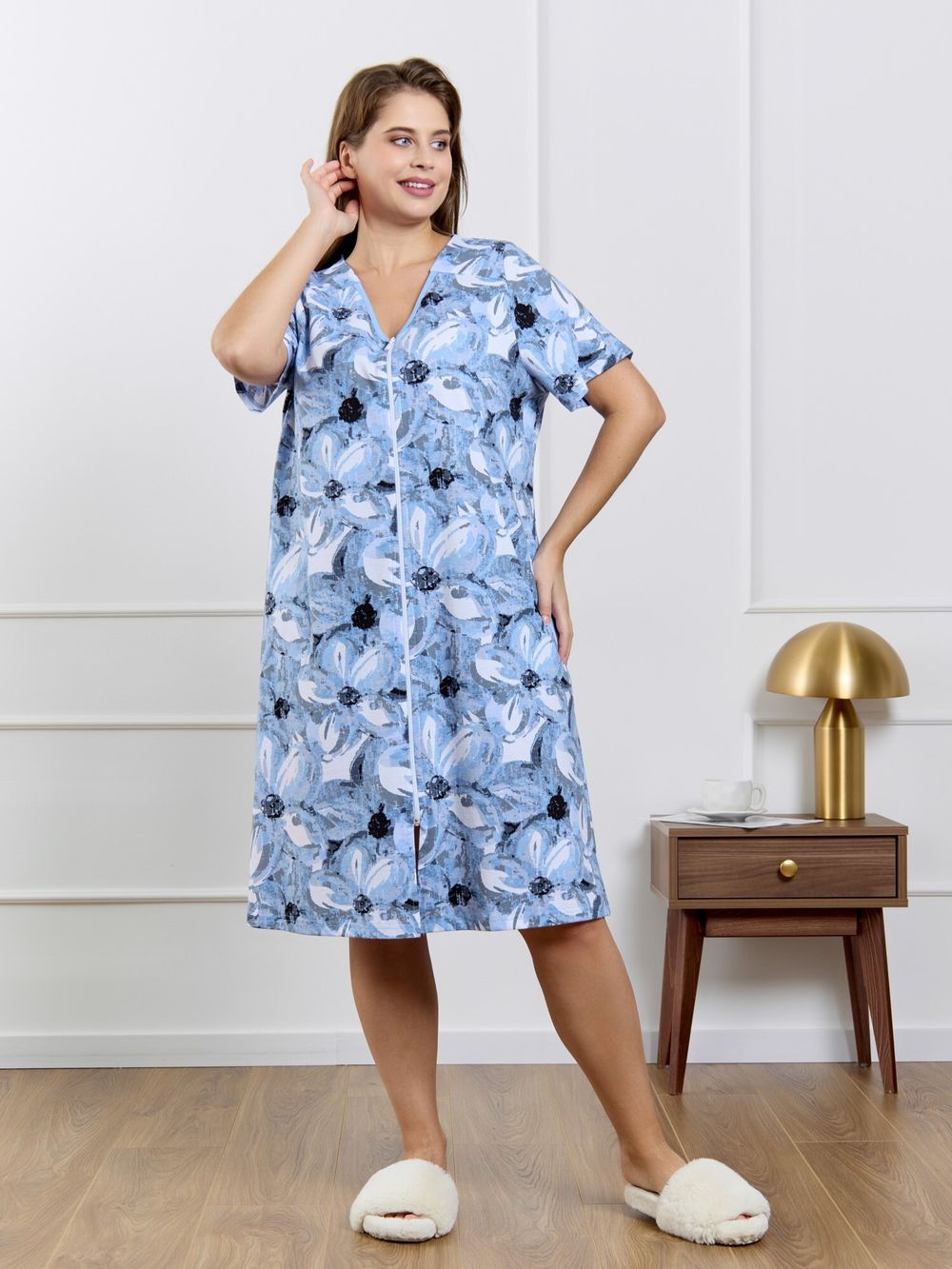 Халат Магма Виотекс ГОЛУБОЙ