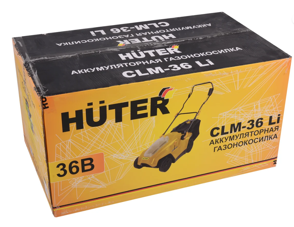 Газонокосилка аккумуляторная CLM-40 Li (с АКБ 4 А/ч и З.У.) Huter