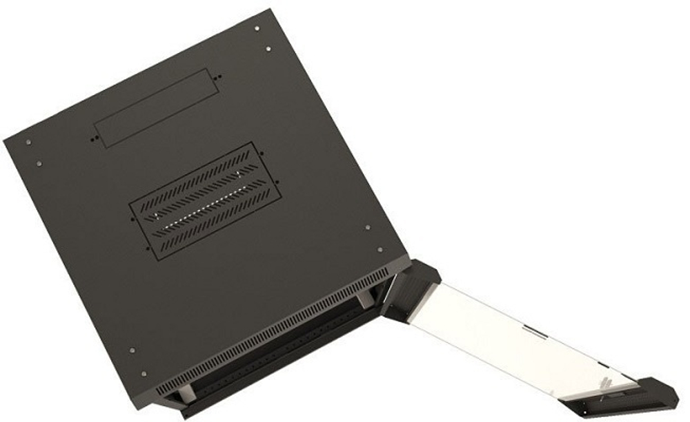 Шкаф серверный 19", 15U Hyperline TWB-FC-1566-GP-RAL9004