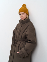 Пальто женское демисезонное "Ливерпуль" коричневый