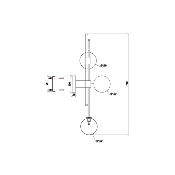 Бра Vele Luce Paradise VL5774W23