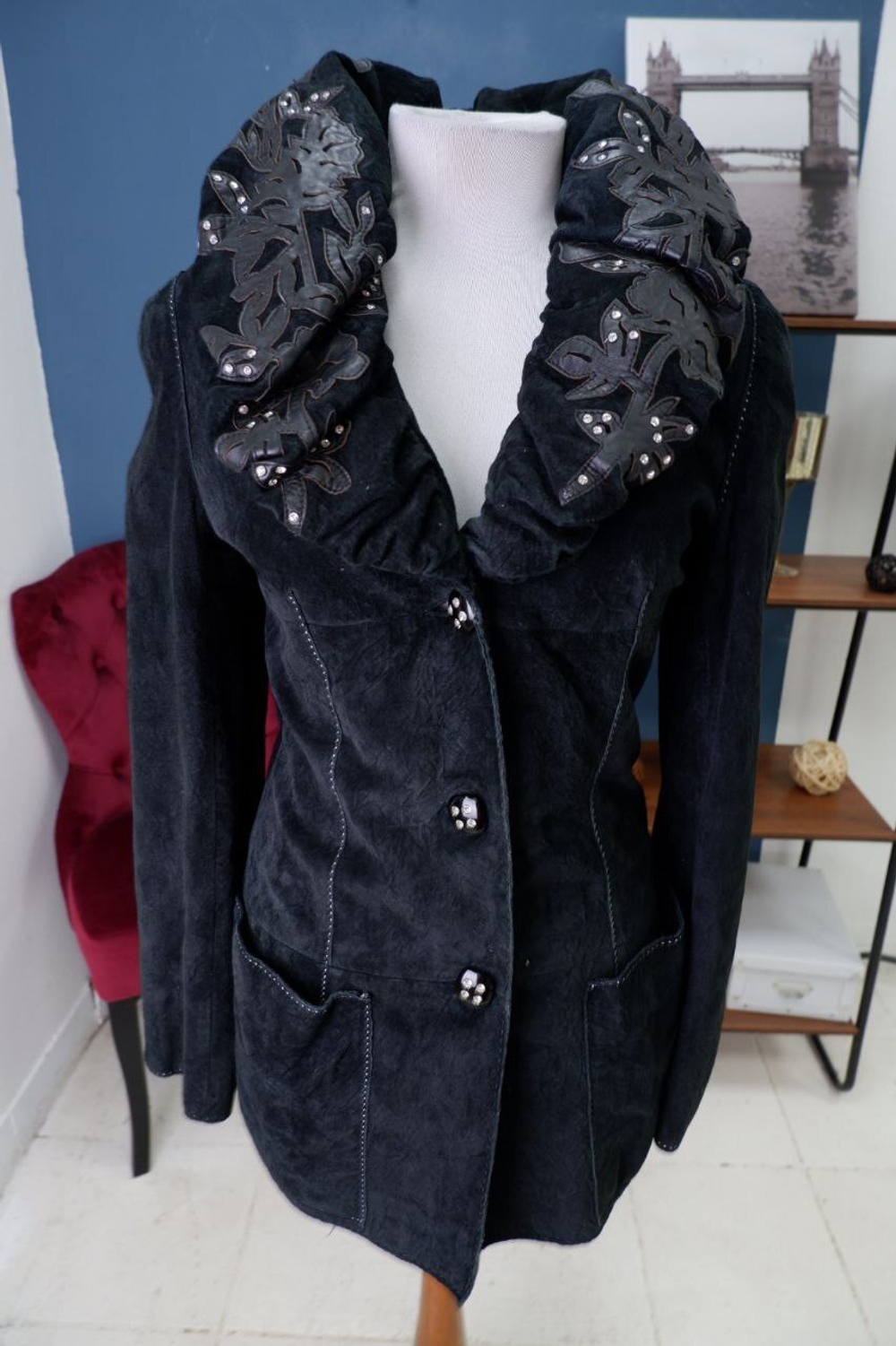 Дубленка кожаная 42 размер