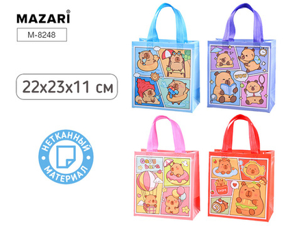 Пакет 22*23*11см "Капибара" нетканый материал