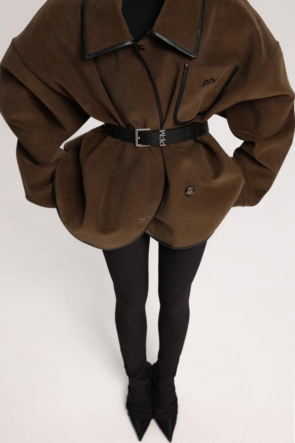 Бомбер двусторонний из вельвета