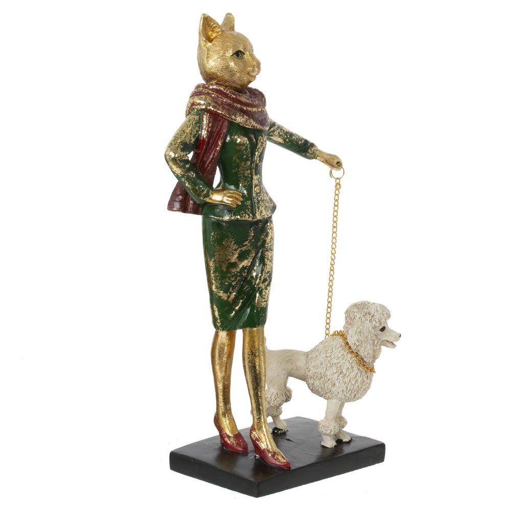 GAEM Фигурка декоративная "Кошка", L11,5 W6,5 H23,5 см