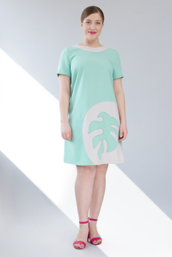 Летнее платье 1595ЛП, мятный #259Мб051595ЛП