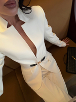 КОМПЛЕКТ WHITE ЖАКЕТ + БРЮКИ