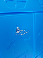 Мобильная Душевая Кабина  Тип4 (Без Бака) в сборе Экомарка S-7 (1200x1100x2200см;70кг;красный кирпичный) - арт.561448