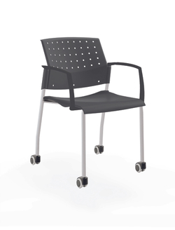 Movie стул на 4 ногах и колесах