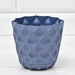 Горшок цветочный Wave 0,65л d115мм, вулканический серый