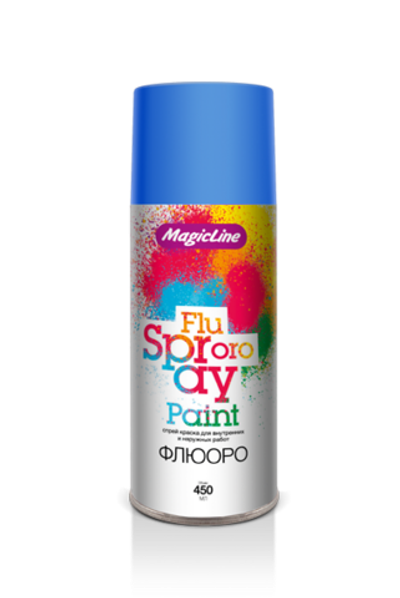 1090 Краска синяя флуорисцентная (265г) (3909)