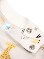 Лонгслив д/новорожд. р.74-80 M0942KR-0/1, экру, звери (Такро)
