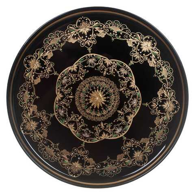 Zhostovo metal tray ornamental A14D02112417