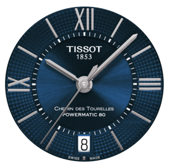 Tissot T099.207.11.048.00 женские часы Tissot Chemin Des Tourelles Powermatic 80 Lady циферблат