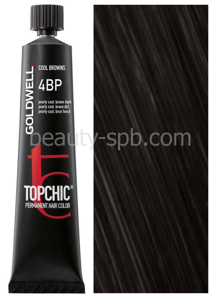 Goldwell Topchic 4BP жемчужный горький шоколад 60 мл