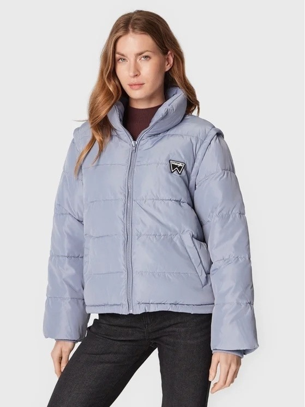 Wrangler blue & yellow padded jacket cheap