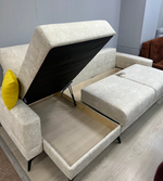 Диван с оттоманкой Бруклин светлый