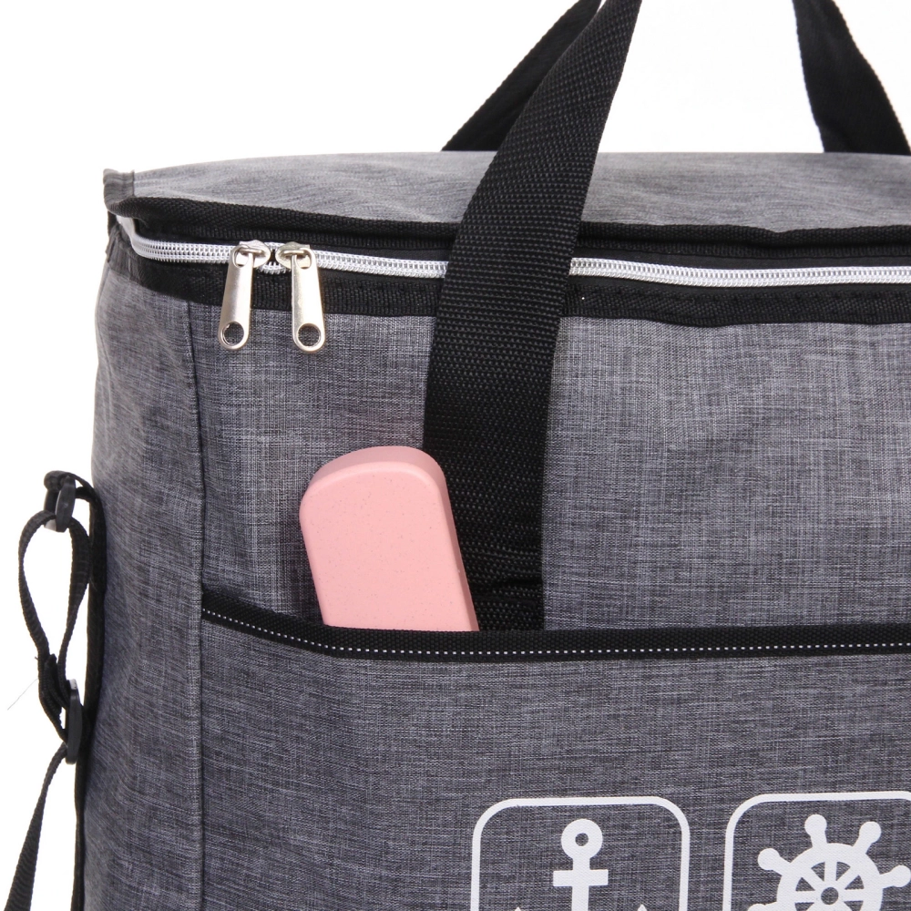 Термосумка 40 л, 45*24*38 см, M4050-1G, серый