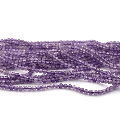 14155-2 Аметист шар огранка 2 мм, 38см