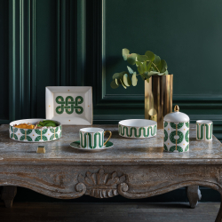 Блюдо сервировочное большое Farforite «Сплетено» 20,5 см в подарочной коробке