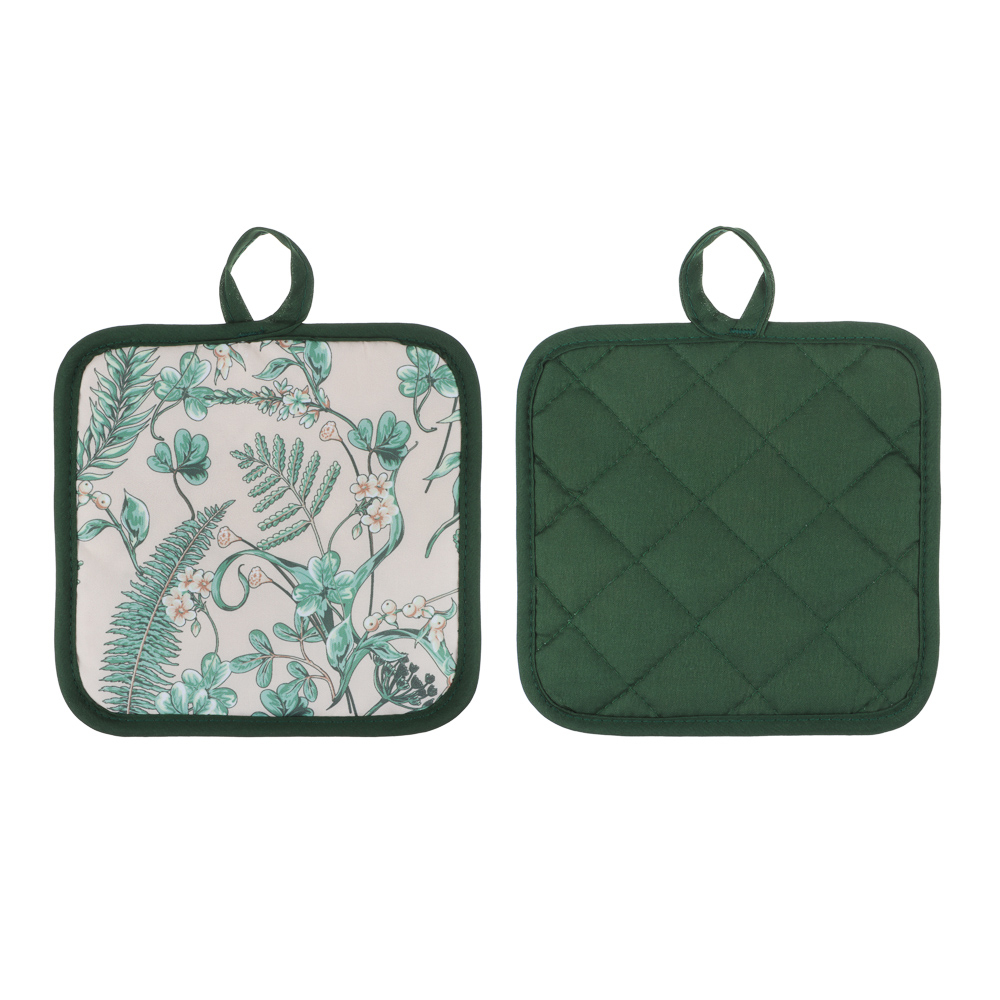 PROVANCE Мосс Прихватка 17х17 см цветы, 100% полиэстер, 3 дизайна