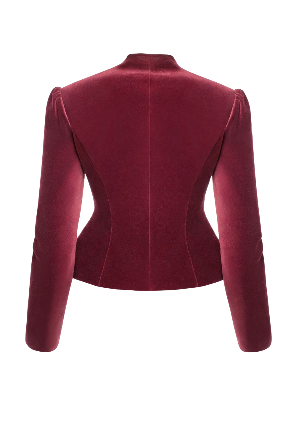 “Velvet moon” Жакет приталенный из шелковистого бархата