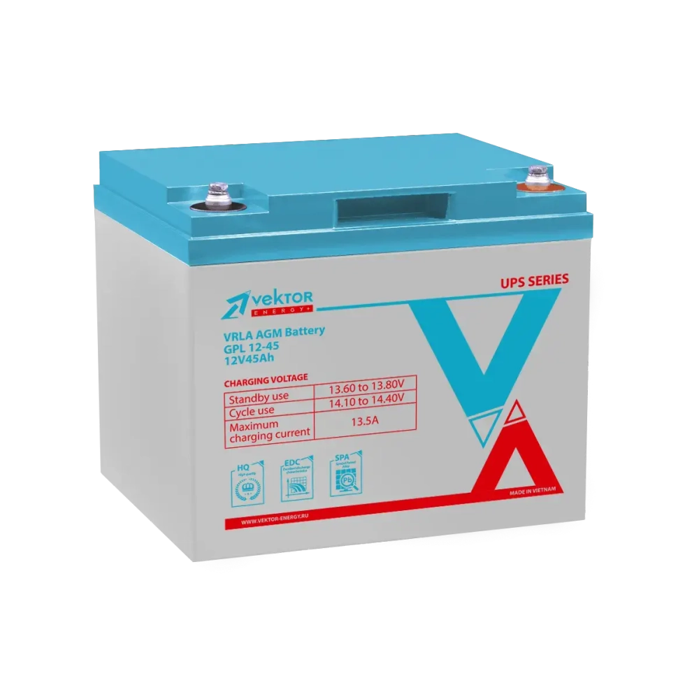 Аккумуляторная батарея Vektor Energy GPL 12-45
