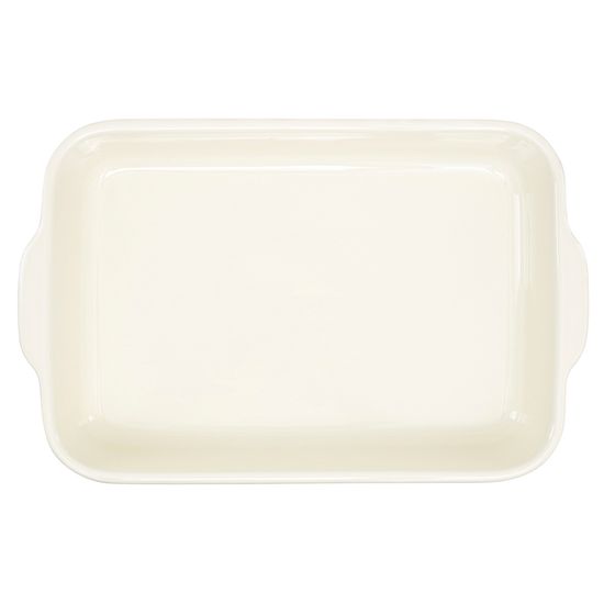 Блюдо для запекания birds of paradise, 36х23 см, кремовое