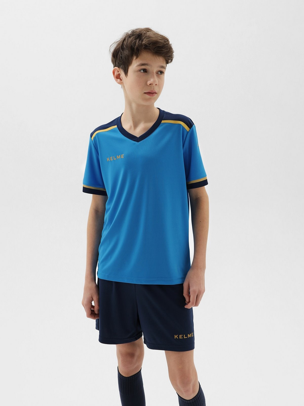 Детская футбольная форма KELME сине-голубой