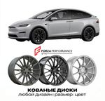 КОВАНЫЕ ДИСКИ для Tesla Model X II Plaid 2021-2026 Тесла