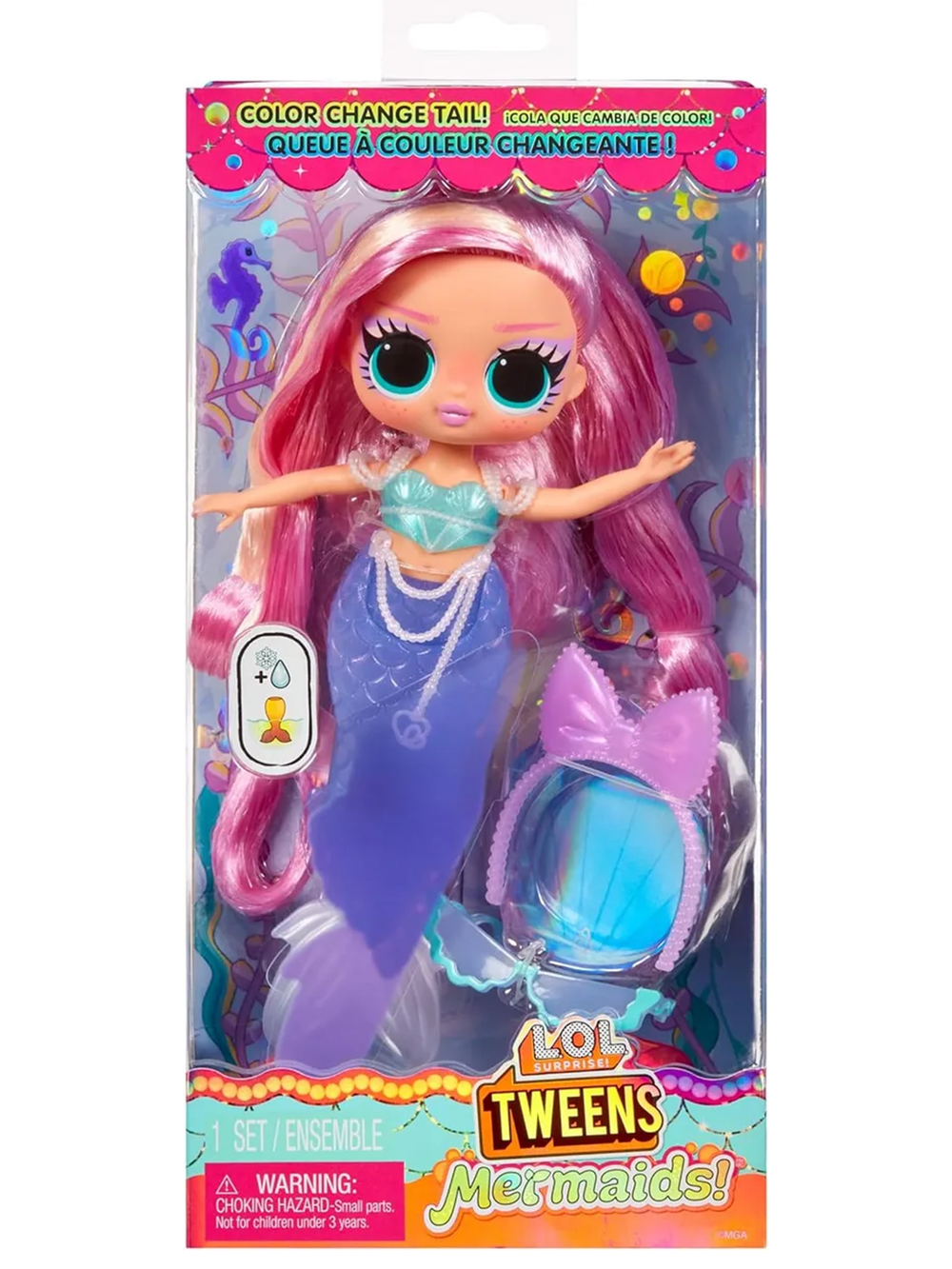 Кукла L.O.L. SURPRISE! Tweens Mermaid Lola Waves 510451-EUC