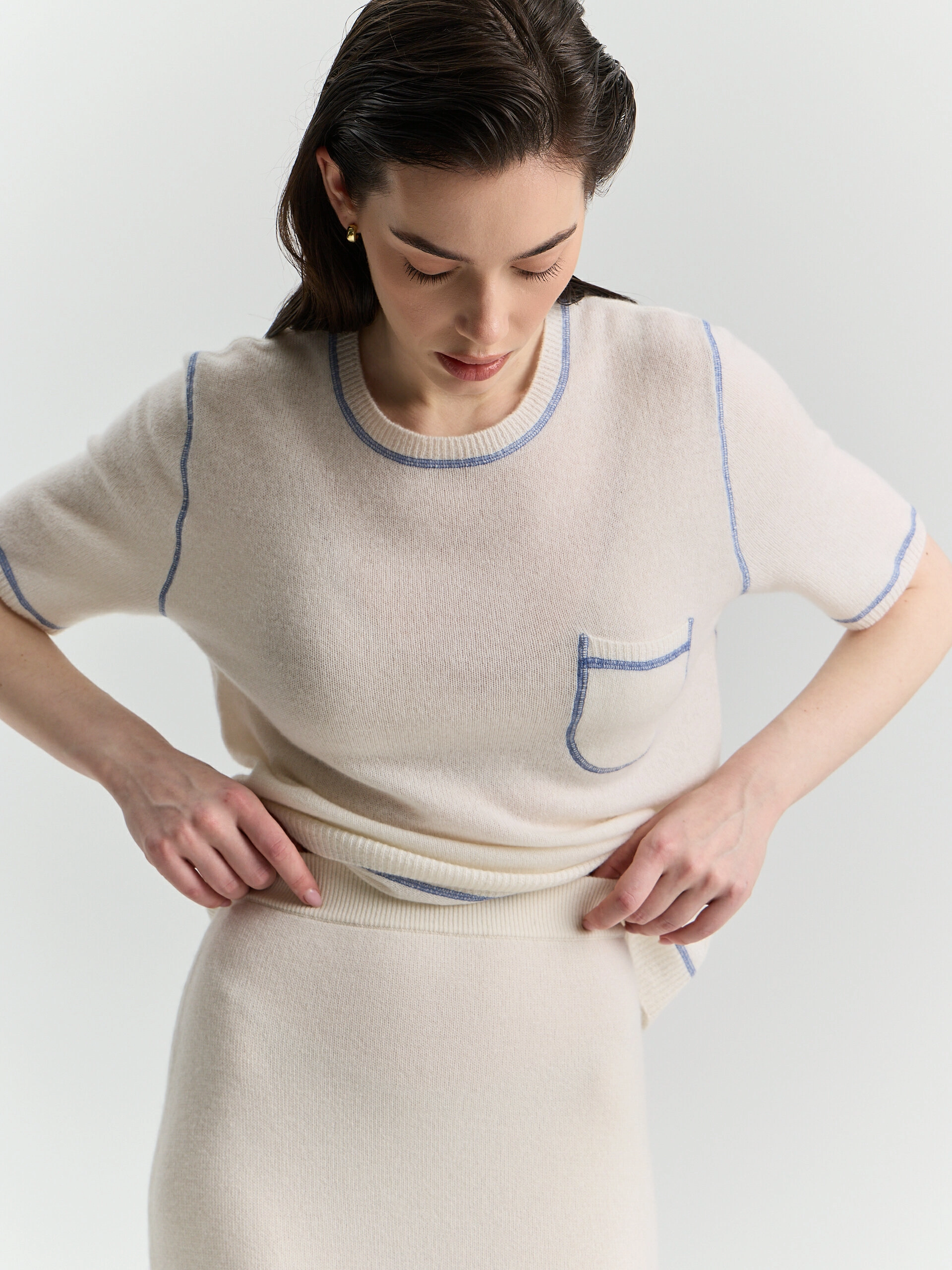 Кашемировая футболка