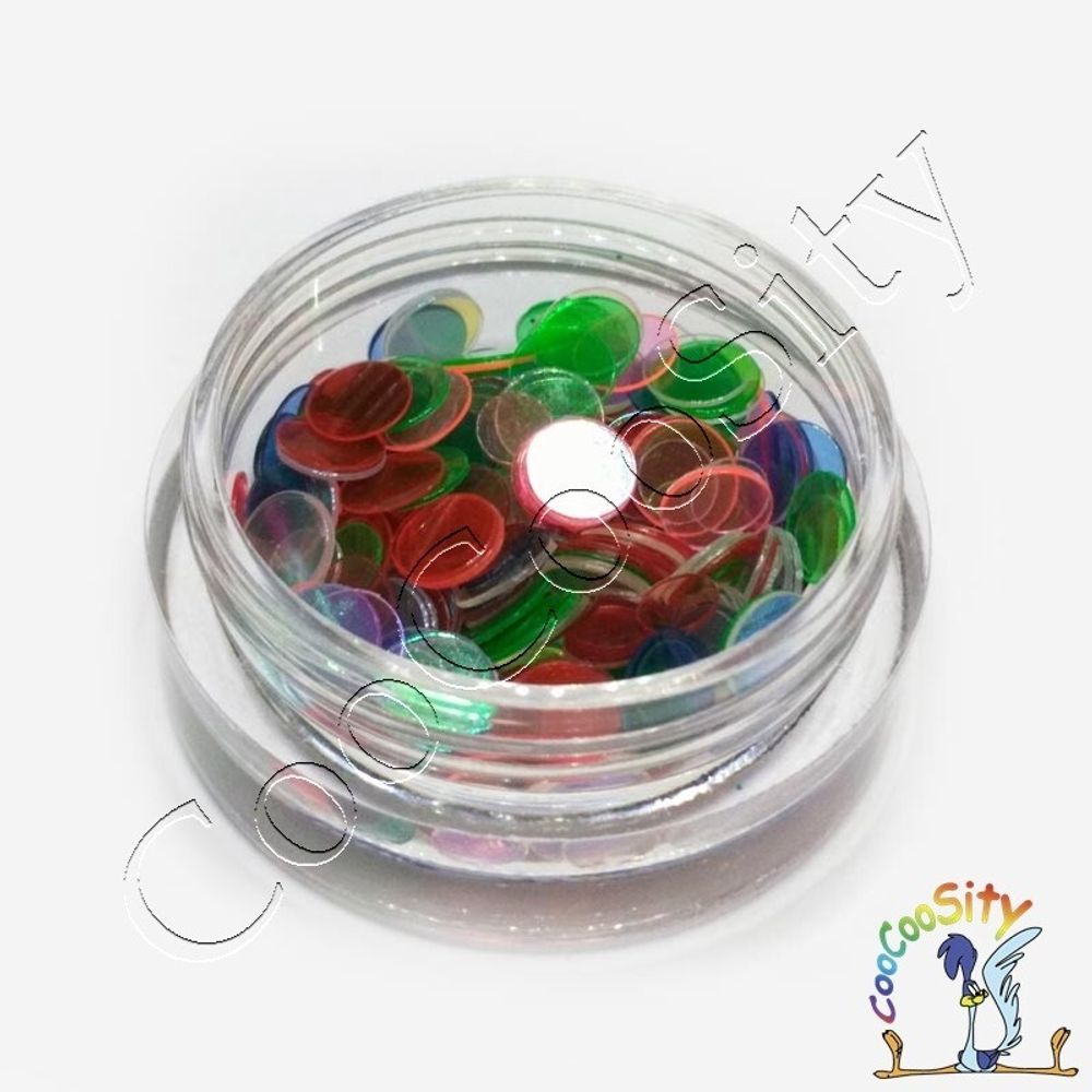 конфети круглое Камифубики №3 в баночке, 2 грамма пластик