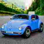 Детский электромобиль "Volkswagen Beetle" JE1818 6V, синий