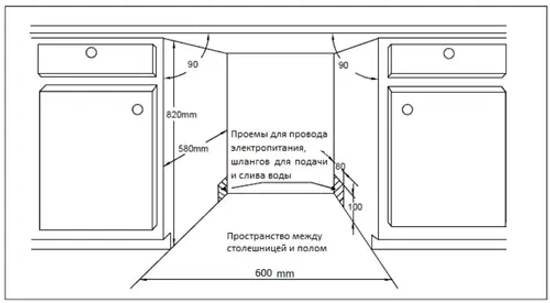 Встраиваемая посудомоечная машина Midea MID60S120i