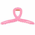 Краб для волос 11 см, глянцевый, розовый, MONTE VITA, 457007