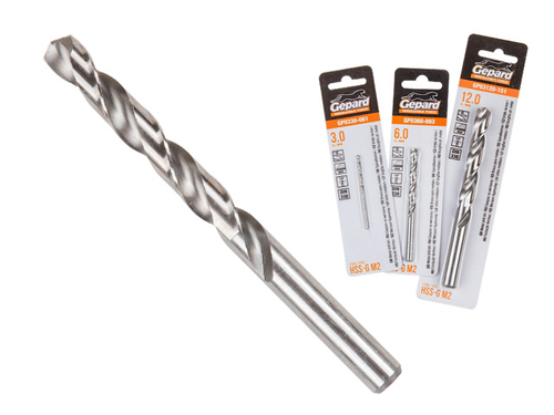 Сверло по металлу ц/х 10.5х87х133 мм HSS, GEPARD (GP03105-133)