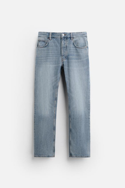 ZARA ДЖИНСЫ REGULAR FIT, СИНИЙ