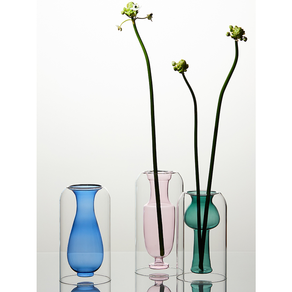 Ваза muse, 22 см, индиго