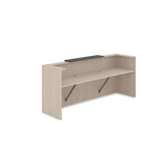 1КР-ДС.201 Комплект Ресепшн с фартуком ЛДСП (2654*761*1161) (без подсветки)