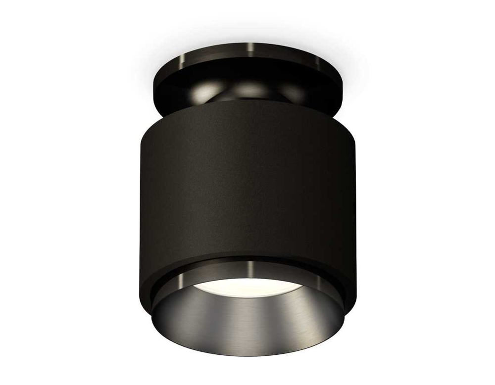 Комплект накладного светильника Ambrella light Techno Spot XS7511060 SBK/PBK черный песок/черный полированный (N7926, C7511, N7031)