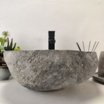 Раковина из речного камня RS-63512 (43*39*16) 0122