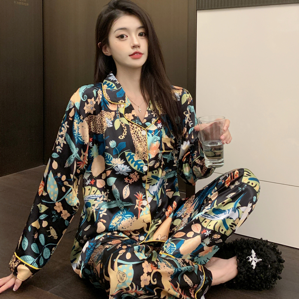 [m]Пижама ш/в штаны+рубашка дл/р 8251