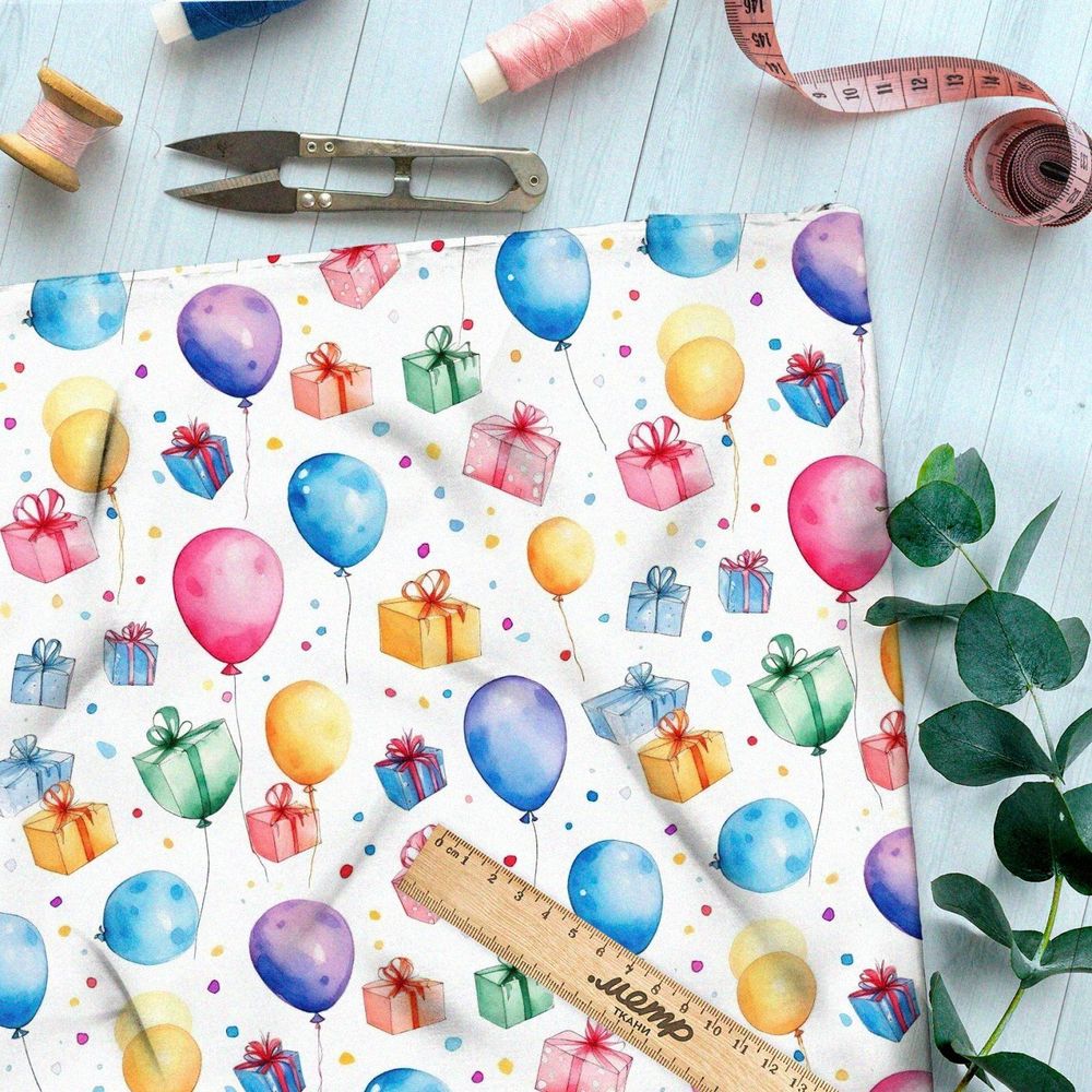 Ткань Барби праздничная фейерия