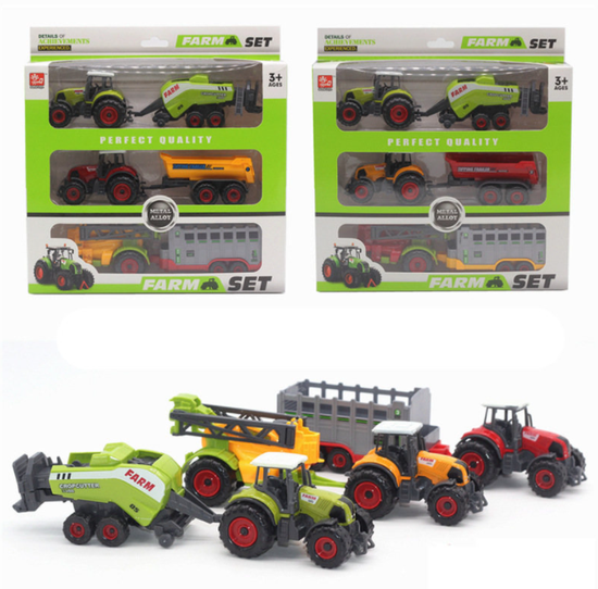 Трактор с прицепом в ассортименте