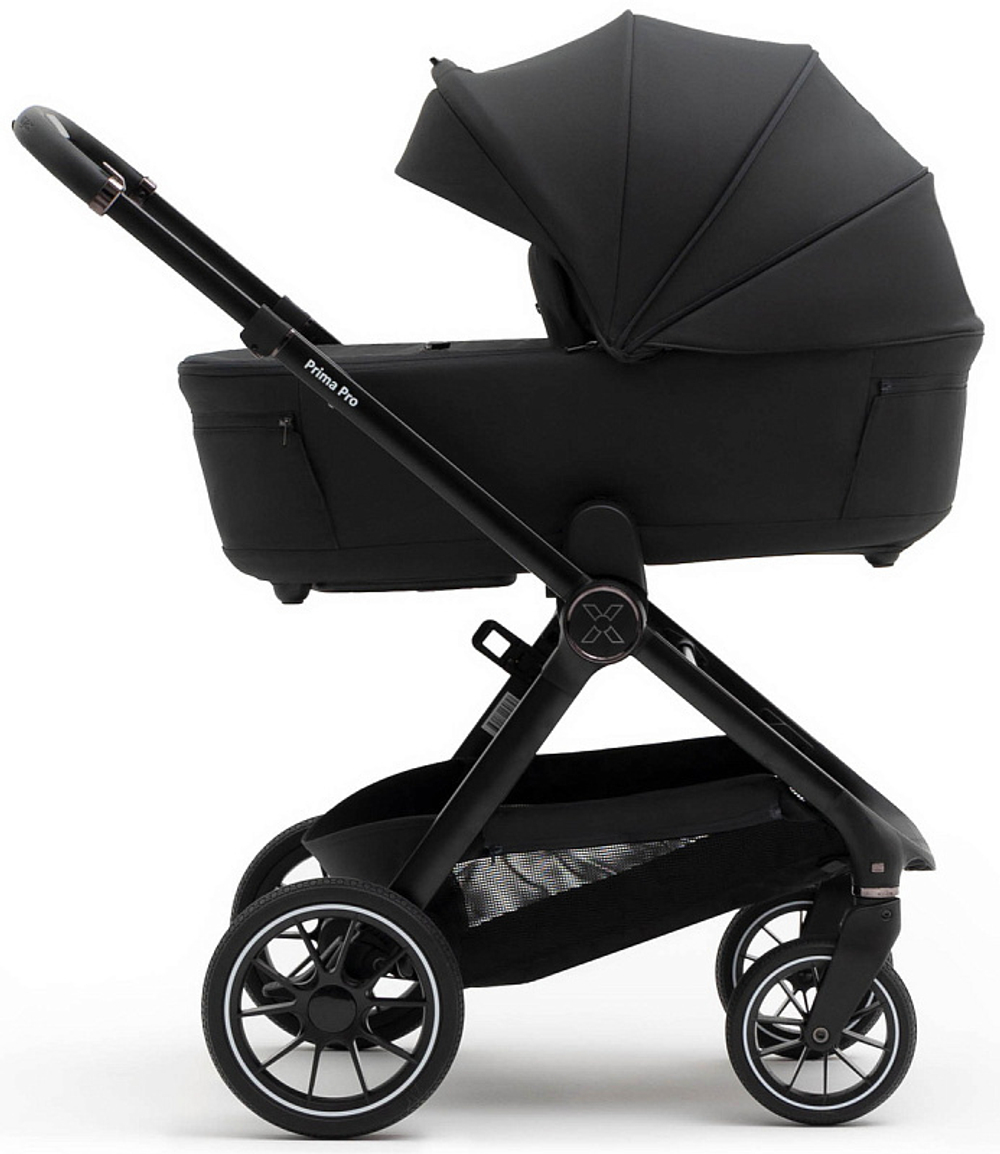 Коляска Agex Prima Pro 3 в 1 с автокреслом i-Safe Grey Midnight Grey (Темно-серый)