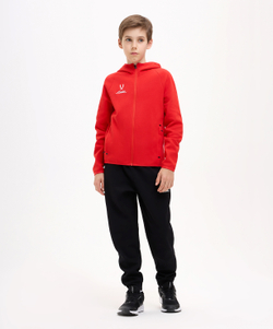 Худи на молнии ESSENTIAL Athlete Hooded FZ Jacket, красный