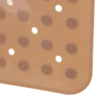 Коврик для раковины «Круги» 32*27см бежевый