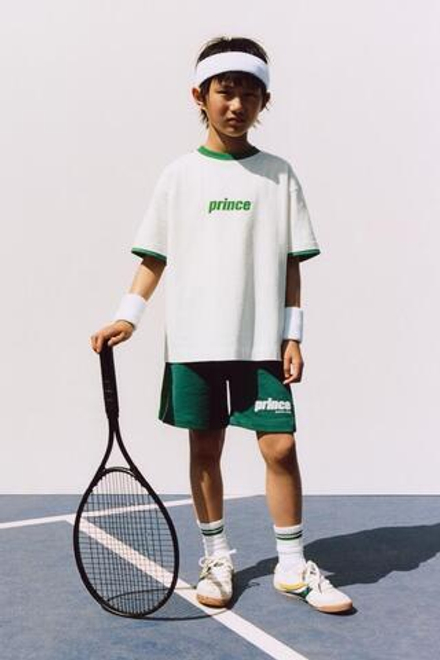 ZARA ФУТБОЛКА С ПРИНТОМ PRINCE ®, БЕЛЫЙ